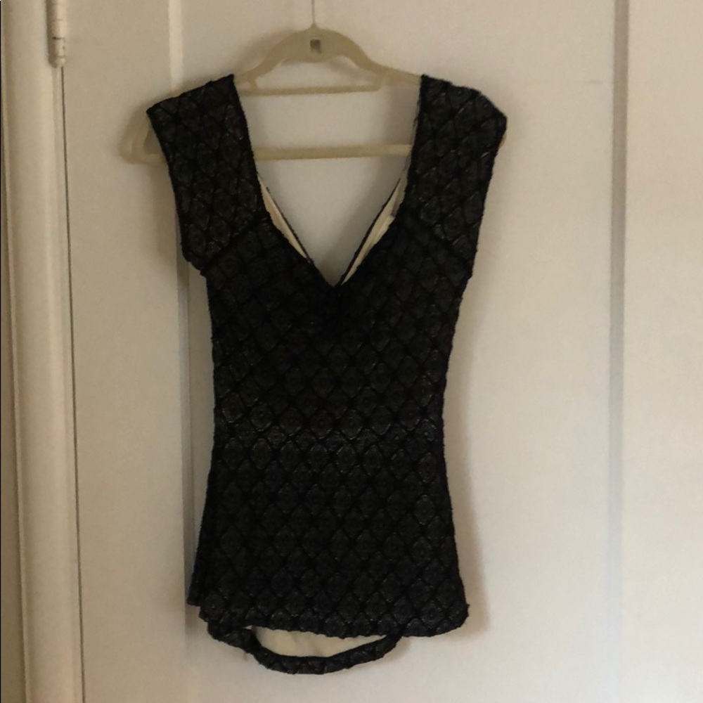 Peplum top - perfect for holiday parties